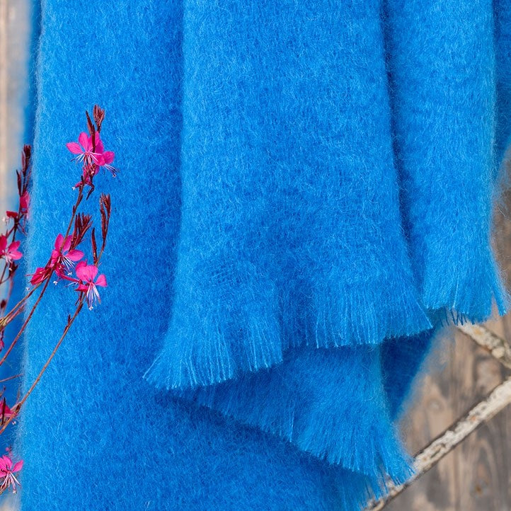 Plaid en Mohair Brodline