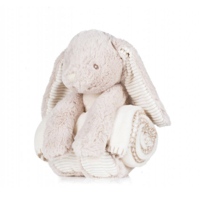 Peluche lapin & couverture Brodline