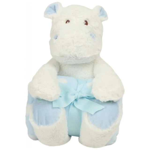 Peluche vache & couverture Brodline