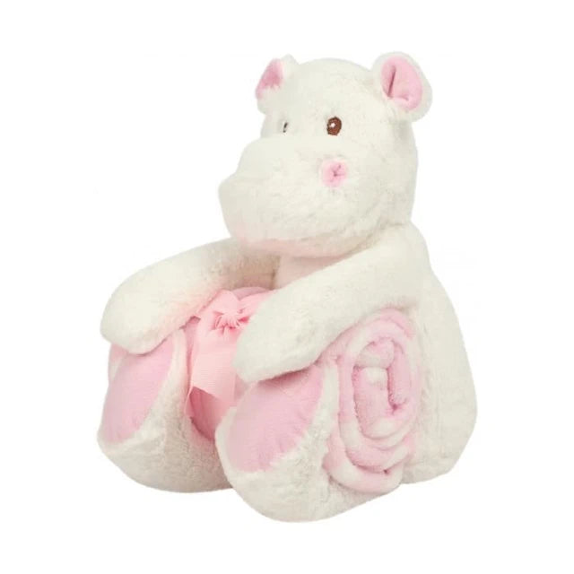 Peluche vache & couverture Brodline