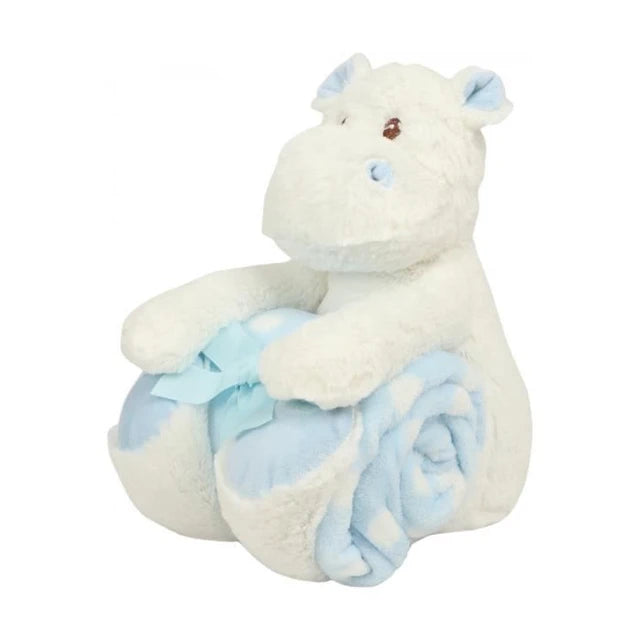 Peluche vache & couverture Brodline